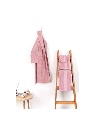 Soley Minerva %100 Pamuklu Extra Yumuşak Misafir Mutfak Havlusu Gül Kurusu