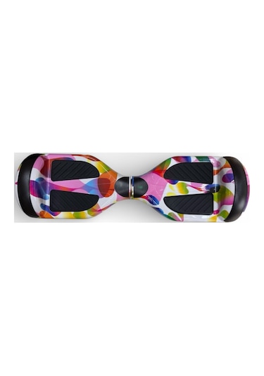 Elektrikli Kaykay Hoverboard Bluetooth Hoparlörlü RS-S5 Rainbow Mix Grafiti