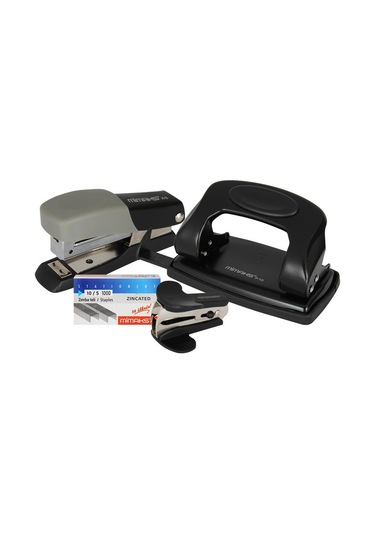 Mimaks No:2 Zımba Ve Delgeç Seti - Gri / Siyah Siyah