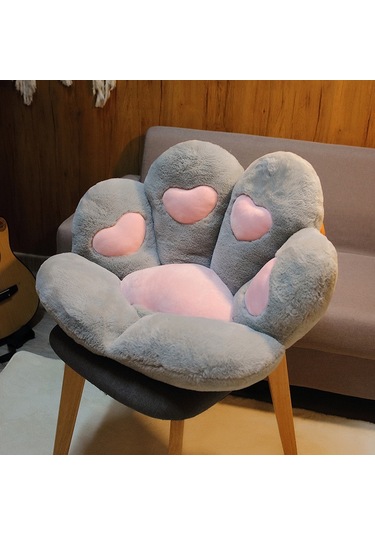 Kedi Paw Sandalye Minderi Güzel Kedi Paw Yastık Kedi Paw Şekli S-9 Ekru