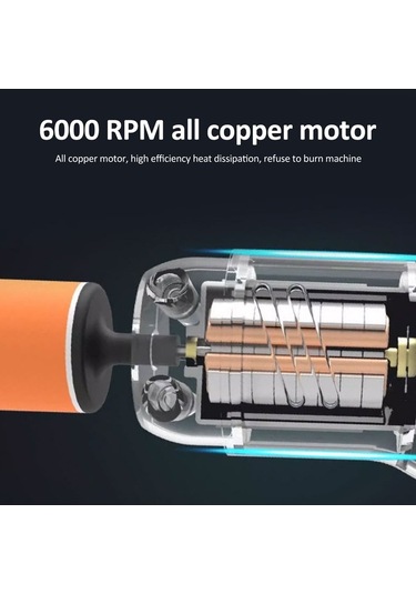 Tongxida Akıllı Araba Çizik Tamiri Aleti - Kablosuz, 2 Vites, 15w, 3.7v Li-poly Batarya, Abs Malzeme