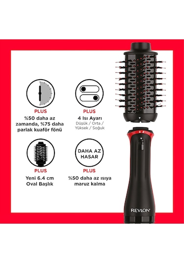 Revlon RVDR-5298 One Step Volumiser Plus Saç Kurutma Makinesi Ve Şekillendirici