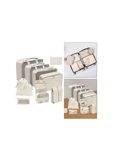 Suntek 10 Adet Sıkıştırma Ambalaj Küpleri Seyahat Bagaj Diğer