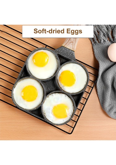 Dört Bölmeli Yumurta Kızartma Tavası Koyu Gri Diğer