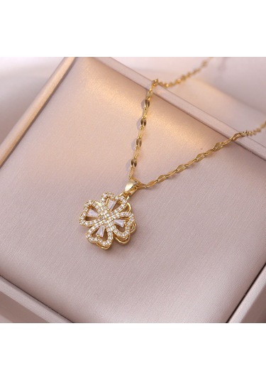 Bayan Kolye: Moda Estetiği Titanyum Çelik Kolye No.169 Çok REnkli