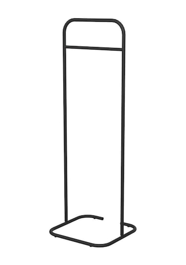 Metallica Concept Butik Dik Tekli Siyah Konfeksiyon Askısı Ayaklı Askılık Elbise Askılığı Siyah