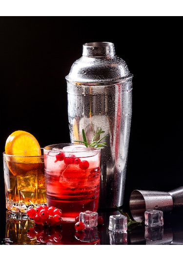 Paslanmaz Çelik Shaker 500ml Çelik