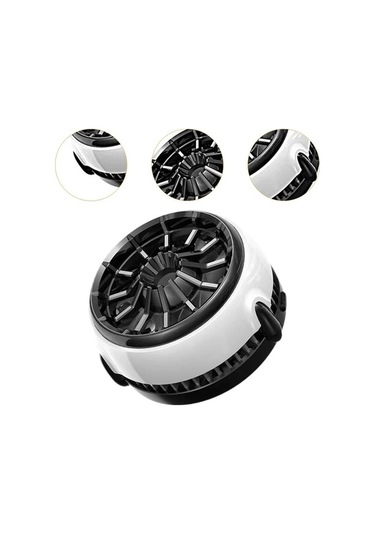 Trendooze Homyl Vakumlu Soğutma Fanı, Kablosuz Şarj, Beyaz, Hızlı Soğutma