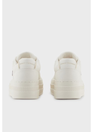 Armani Exchange Bayan Ayakkabı Xw001631 Af17351 Mz128 Beyaz-gold Beyaz-gold