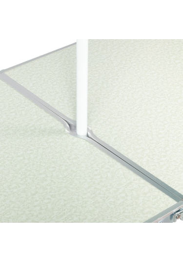 FUNKY CHAIRS Şemsiyeli Katlanabilir Piknik Masası - Gri