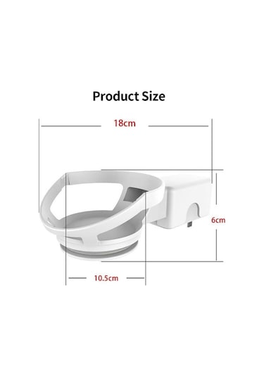 Pazly Beyaz Bilgisayar Standı Montaj Hoparlör Braketi, Kolay Kurulum, Amazon Echo Dot 4. Nesil Akıllı Hoparlör Uyumlu