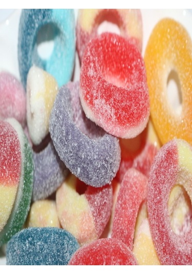 Halka Jelibon Şeftali Aromalı 1000 Gr.