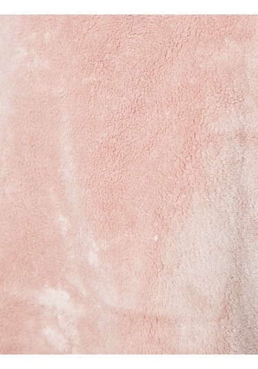 Koton Cepli Uzun Kollu Oversize Kapüşonlu Peluş Sabahlık Pembe 5wlk70021mk Gül Gülkurusu