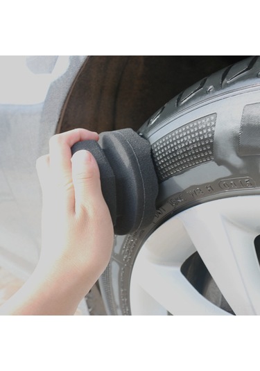 Geeroyoo 3'lü Yeniden Kullanılabilir El Tipi Sünger Seti - Lastik Cilalama Ve Parlatma İçin Pratik Çözüm