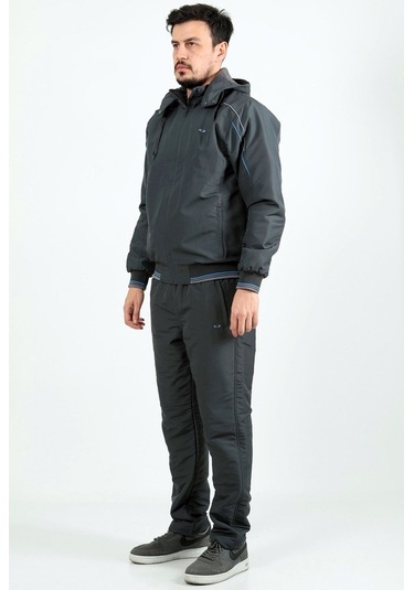 Enrıco Ferry Erkek Mıcropoly Kumaş Içi Polarlı Eşofman Takım2450A