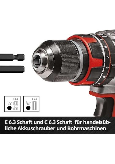 Einhell 40 Parça Delici ve vidalama uç seti L-CASE kutu - 49109053