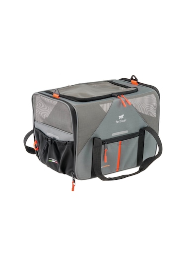 Ferplast Voyager 450 Kumaş Taşıma Çantası - Gri Max.15kg 50cm