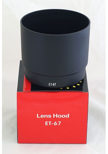 Canon Ef 100 MM Macro Lens için Et-67 Parasoley