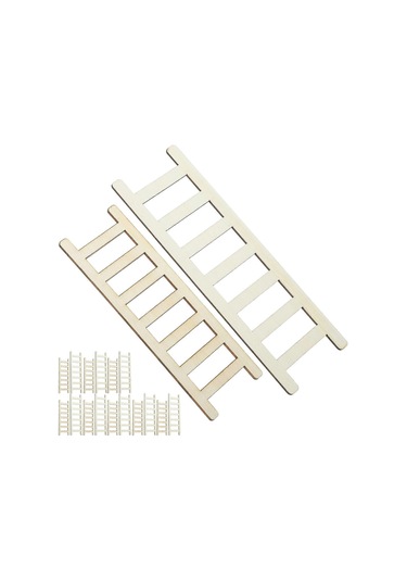 Minyatür Merdiven Dekoru Küçük Dekoratif Merdiven Bahçe Süsü Kend