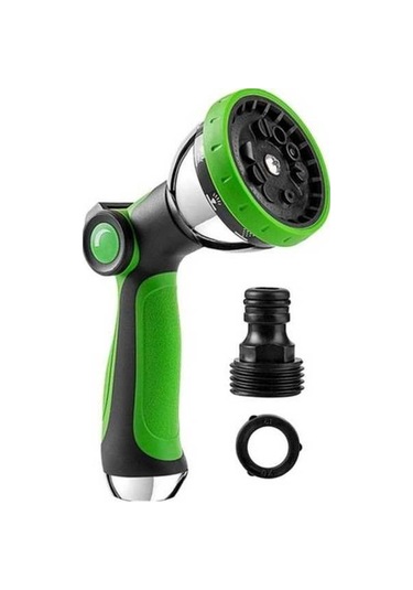 Trendooze Bahçe Hortumu Nozul Püskürtücü, 10 Desen, Başparmak Kontrol, Kapalı Vana, Bahçe Sulama Diğer