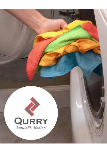 4'lü Toz Bezi 30x30 Cm, Oto Temizlik Bezi, Mutfak Bezi, Toz Bezi, Mikrofiber Bez, Sihirli Bez Çok Renkli