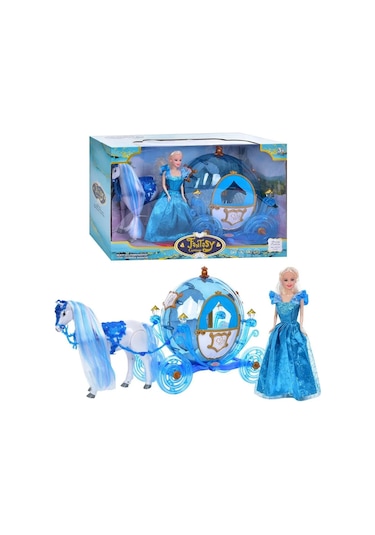 Sesli Ve Müzikli At Arabası Ve Prenses Sofia Bebek