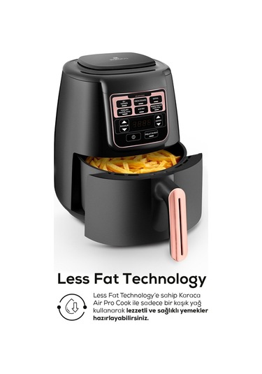 Karaca Air Pro Cook XL 2 in 1 Konuşan Airfryer Fritöz 4 Kişilik