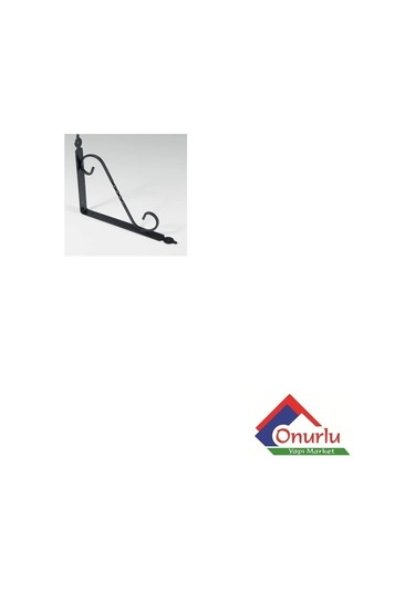 Demirhan 20X30 Ferforje Raf Altı Siyah Dm011