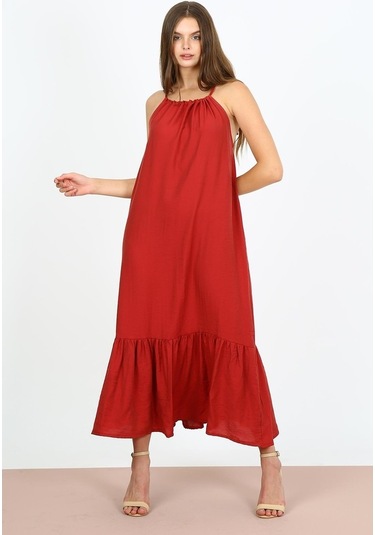 Alexandergardı Ip Bağlamalı Uzun Elbise (B21-47700)