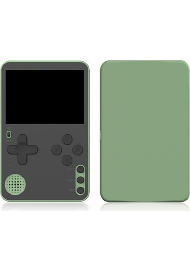 Vkemall K10 El Tipi Oyun Konsolu 2.4 İnç Renkli Ekran 500 Adet Klasik Oyun Dahil Yeşil