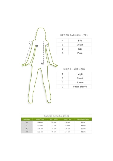 Kısa Kol Şile Bezi Naz Bluz Lacivert Lcvt