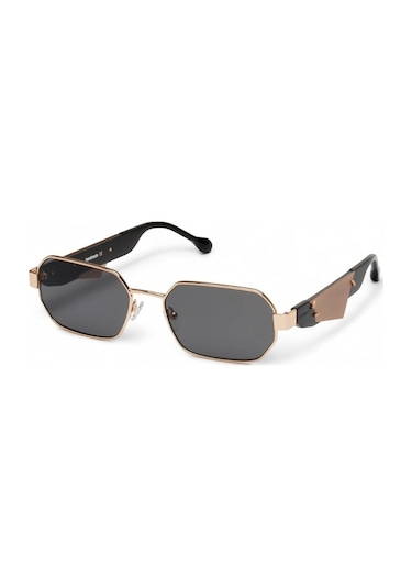 Leziff Memphis Unisex Güneş Gözlüğü Altın