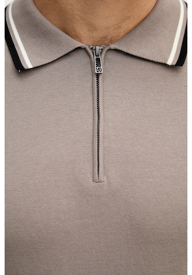 Armani Exchange Erkek Polo Xm001977 Af20139 U6107 Toprak Kahverengi