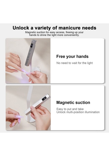 Skycity Portatif Şarjlı Işık Tedavi Lambası, 230mah Pil, 20/60s Zamanlama, Demirli Ayak, Mor Renk