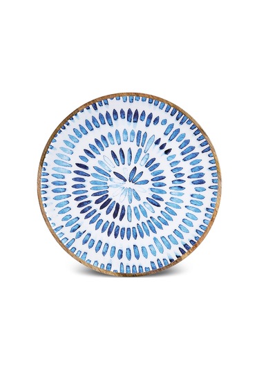 Karaca Mango Dekoratif Tabak Mavi 29 Cm