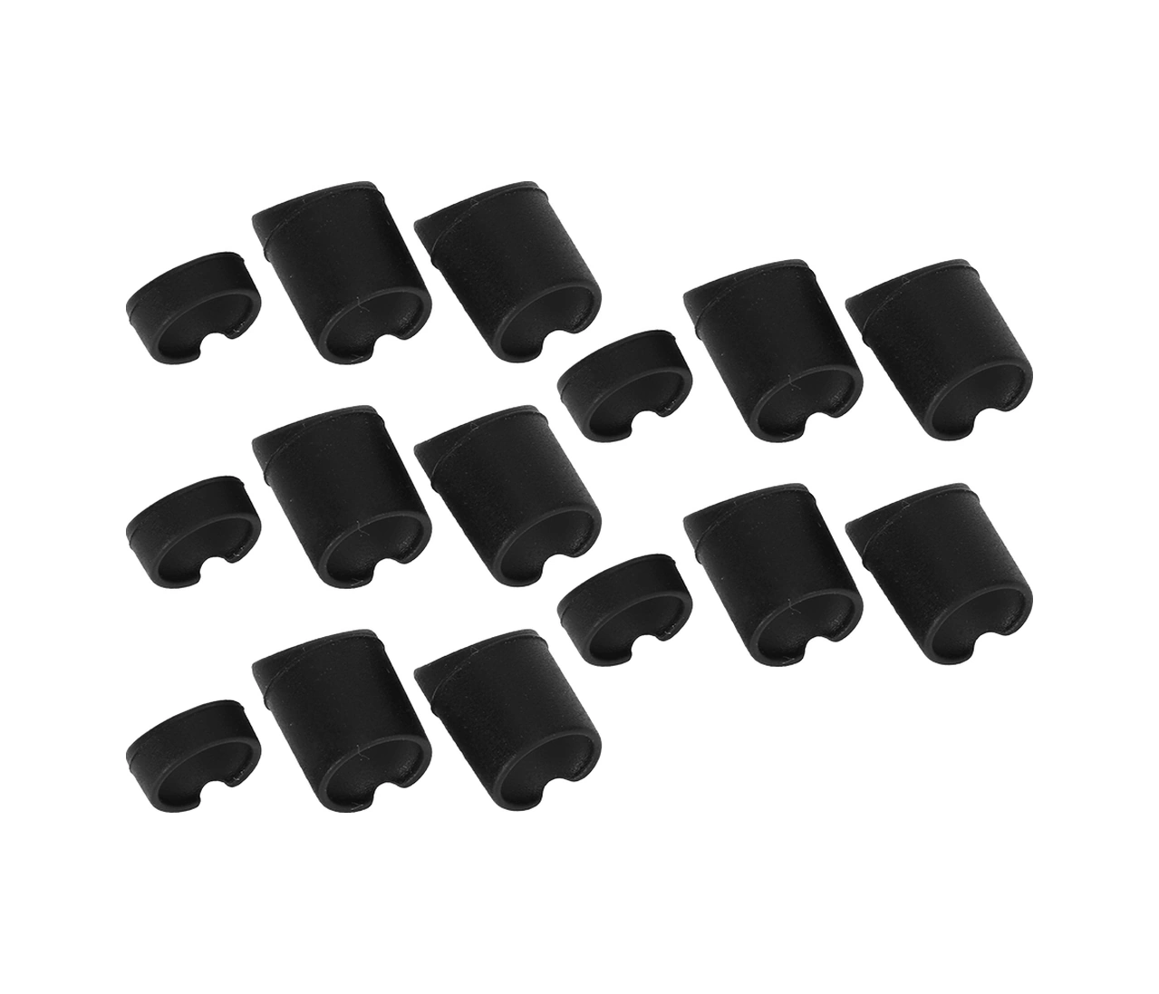 Vkemall Xiaomi M365 Elektrikli Kaykay İçin Silikon Tornavida Tıkaçları Ve Darbe Emici Yastıklar Seti 5 Adet