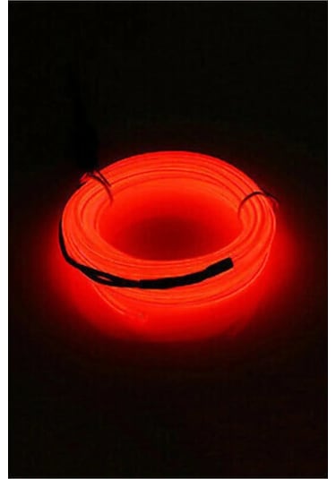 Kırmızı 5 Metre Neon Ip Torpido Ledi Oto Şerit Led