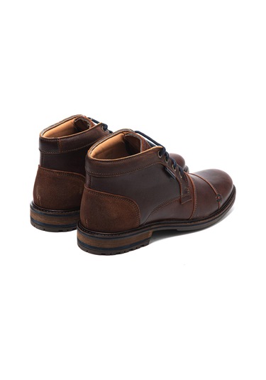 Bot Erkek 10522 021 Wk-john May Orkut Suede Cognac Kahve