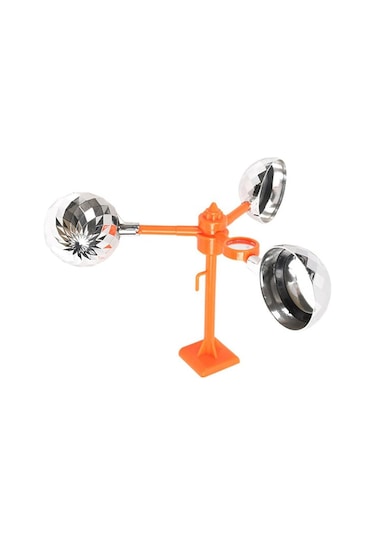 Teltree Dışarıda Kullanıma Uygun Yansıtıcı Ve Döner Kuş Kovucu - Bahçe, Bahçe Ve Teraslar İçin Metal-plastik Konstrüksiyonlu Turuncu Cihaz