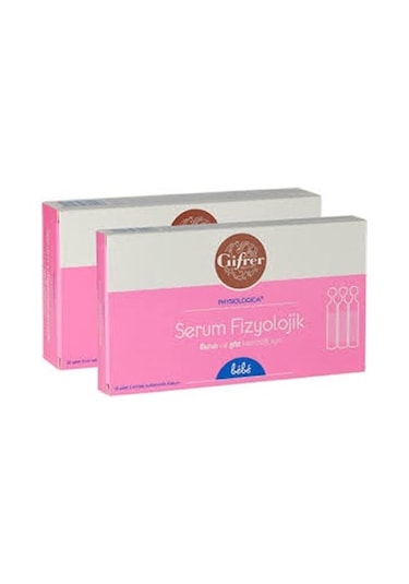 2 Adet Gifrer Serum Fizyolojik 5Ml 10 Adet Flakon