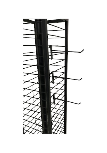 Kare Bijuteri Standı, Tekerlekli Orta Stant, Tesbihlik, Anahtar Askisi, Kılıf Standı 165x30x30 Cm Diğer