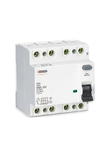 GÜNSAN VALTA 40A 300mA 4P 6KA YANGIN KORUMA ROLESİ