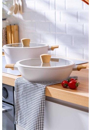 Acar Ultimate Pro 4 Parça Tencere Seti Beyaz