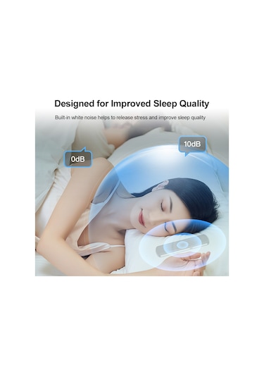 Gajeena Kemikiletim Teknolojili Bt Yastık Altı Hoparlör - 20 Saat Çalma Süresi, Beyaz Gürültü İle Uyku Yardımı