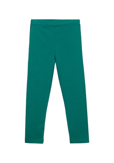 Lovetti Koyu Yeşil Kız Çocuk Tam Boy Düz Basıc Tayt 5262Y017 Koyu Yeşil