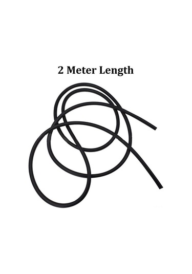 Lemestar Silecek Sprey Hortumu Ve Nozzle Seti - 5 Parça Kromlu Plastik, 2 Metre Boru, Kolay Kurulum, Dayanıklı, Engellemez