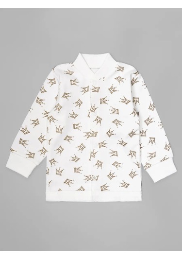 Krasavella Yenidoğanlar İçin 3 Parçalık Kazak Baskı 344447649 Sütlü