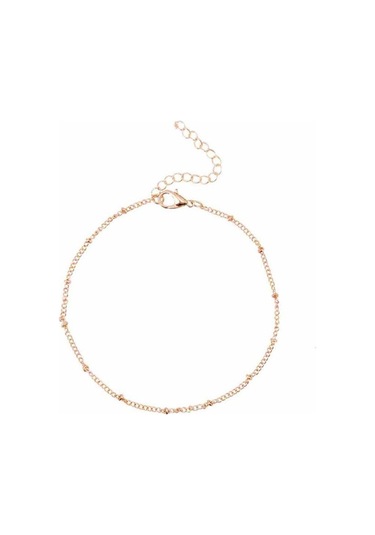 Altın Iparam Basit Gümüş Boncuk Zincir Halhal Bohemian Vintage Ayakkabı Bacak Bilezik Kadın Ayak Takı Altın