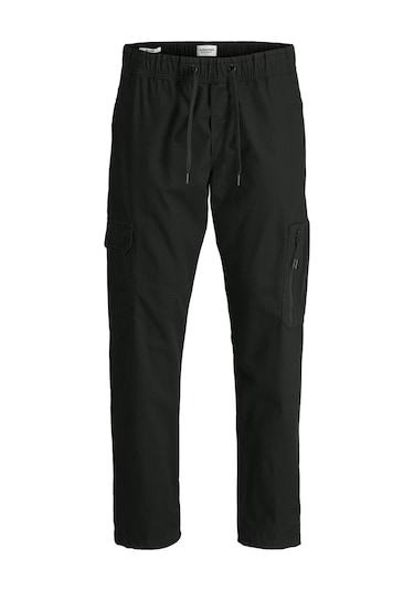 Jack & Jones Jack Jones Erkek Rahat Kargo Pantolon 12282874 Siyah