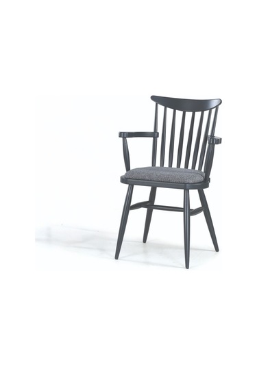 Cotswold Ahşap Kolçaklı Sandalye Ceviz - Kahverengi